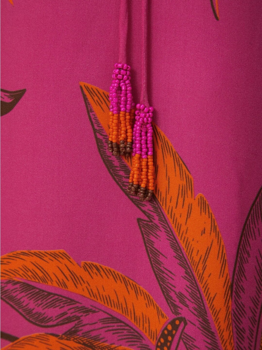 Farm Rio: Pink Beach Forest Maxi Dress - Picture 12 of 12